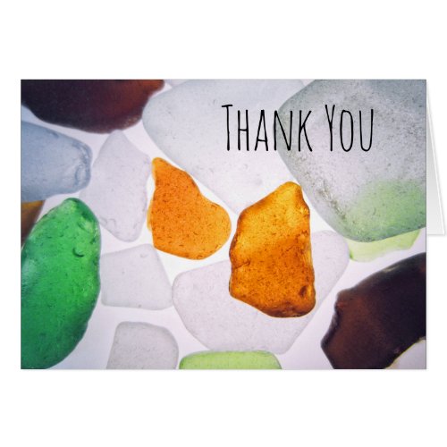 Beach Glass Colorful Shards Sea Glass Thank You