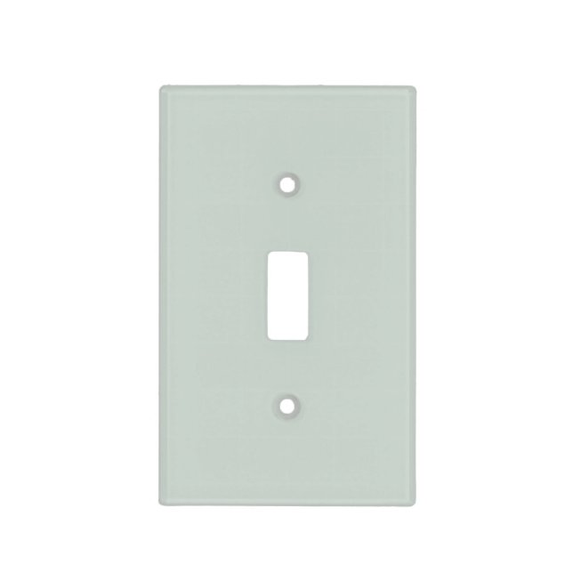 Beach Glass Pastel Green Pairs Breezeway MQ3-21 Light Switch Cover (Front)