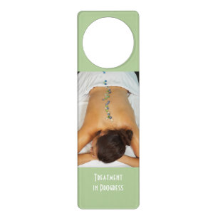 Beach Glass Stones Massage Photo Door Hanger