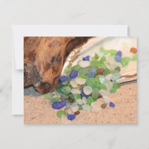 Beach Glass Tinies Invitations