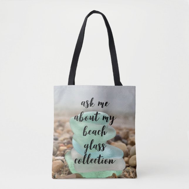 Beach Glass Tote Bag (Front)