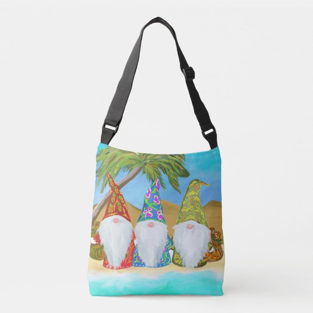 BEACH GNOMES   CROSSBODY BAG (Front)