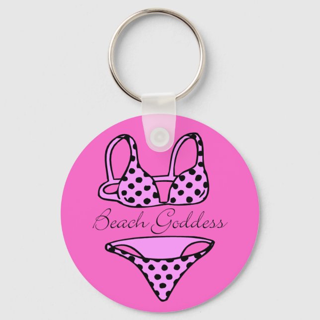 Beach Goddess Keychain (Front)