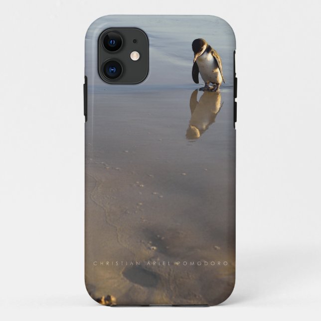 Beach Going Penguin Case-Mate iPhone Case (Back)