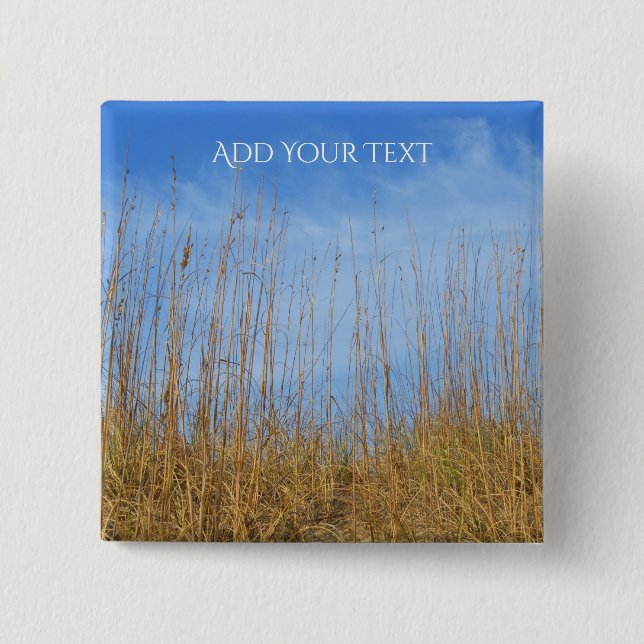 Beach Grass by Shirley Taylor Button (Front)
