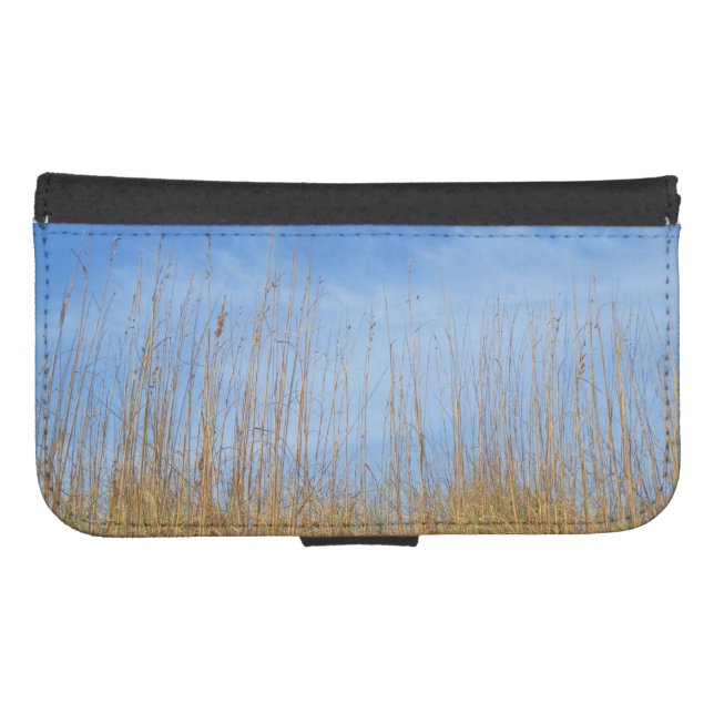 Beach Grass by Shirley Taylor Samsung Galaxy Wallet Case (Front (Horizontal))