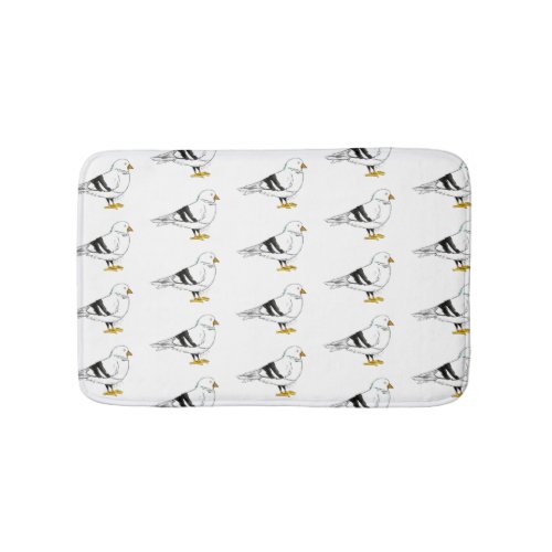 Beach Gull Seagull New York City Pigeon Bird Bath Mat