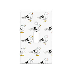 Beach Gull Seagull New York City Pigeon Bird Light Switch Cover