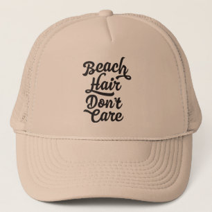 Beach Hair Don't Care Mesh Hat