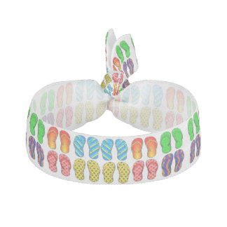 Beach Hair Flip Flop Pattern Accessory / Hair Tie