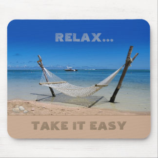Beach Hammock (customizable)  Mouse Pad