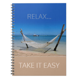 Beach Hammock (customizable) Notebook
