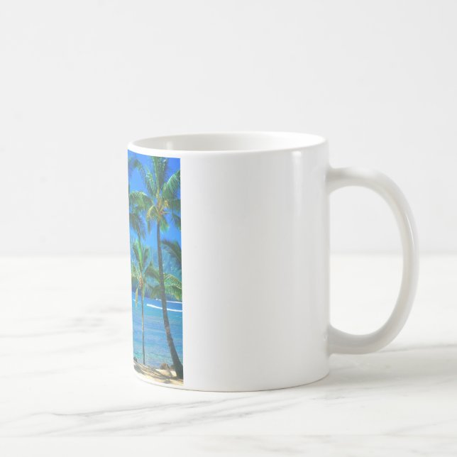 Beach Hammock Kauai Hawaii Coffee Mug (Right)