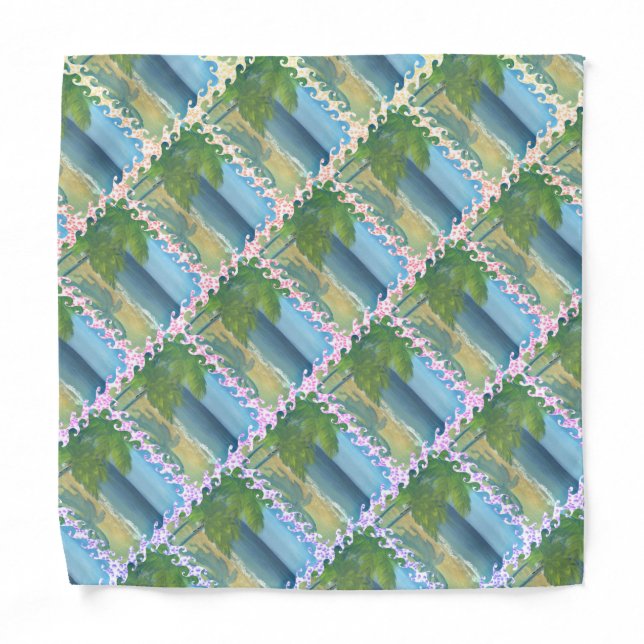 Beach Happy Place Bandana (Front)
