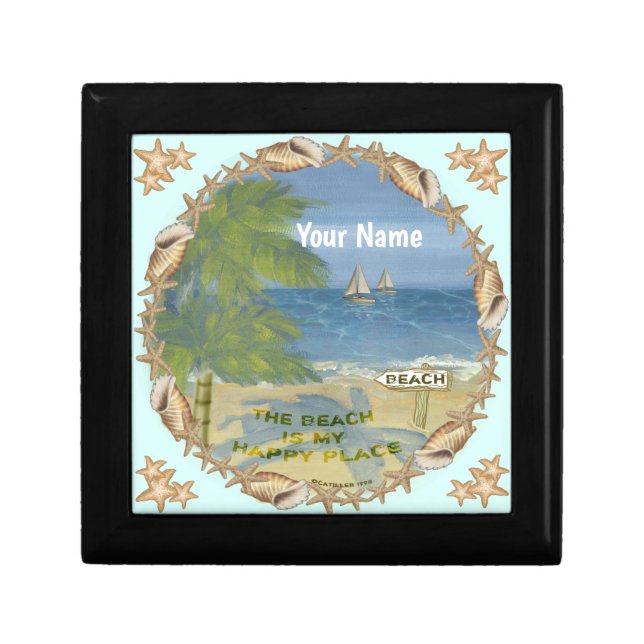 Beach Happy Place Gift Box (Front)