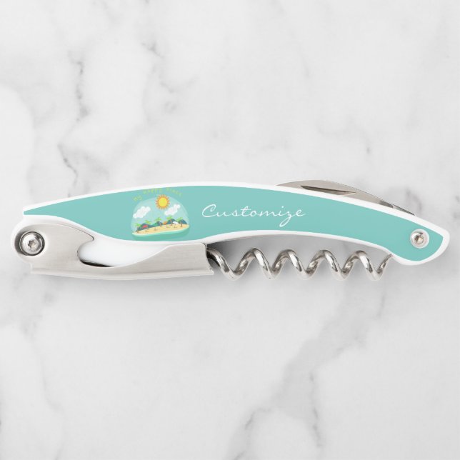 Beach Happy Place Thunder_Cove Waiter's Corkscrew (Front)