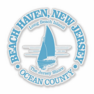 Beach Haven (sailboat) Sticker
