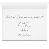 Beach Heart Cards (Inside Horizontal (Bottom))