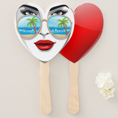 Beach Heart Fan