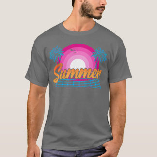 Beach Heatwave Warm Weather 80s90s Summer Sun vint T-Shirt