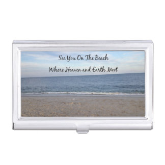Beach Heaven Business Card Case