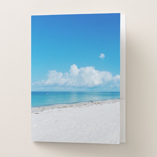 Beach Heaven  Pocket Folder (Front)