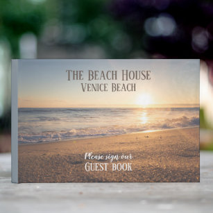 Whalecome Guest Book: Beach House Guest Book for Vacation Home