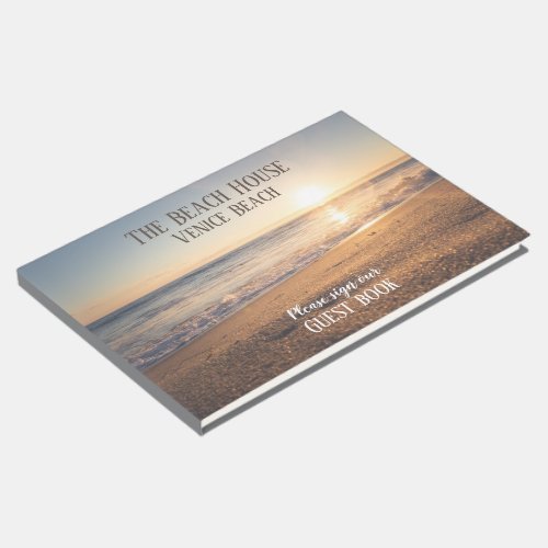 Beach Hotel Vacation House Welcome Guest Book