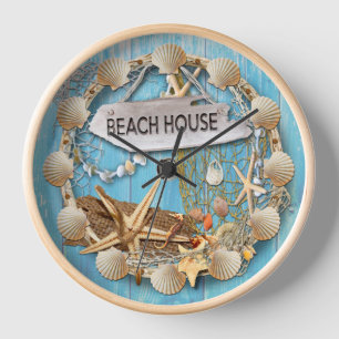 Beach House, Beach Themed Clock