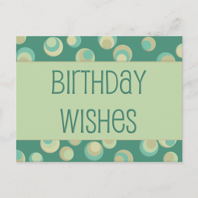 Beach House • Birthday Postcard (Front)