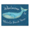 Beach House Blue Whale Nautical Whalecome | Custom