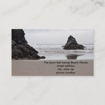 Beach House Contact Cards by CoastalGirl at Zazzle