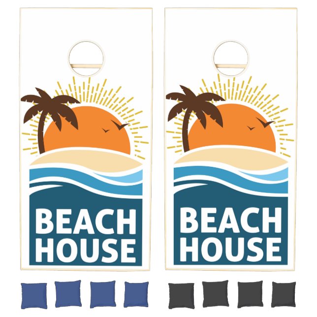 Beach House  Cornhole Set (Set)