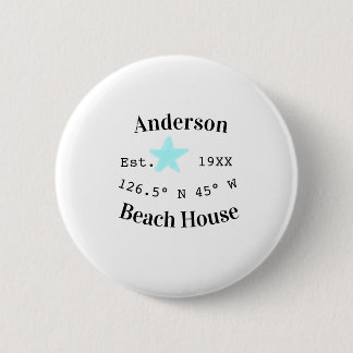 Beach house Date year custom coordinates add est. Button