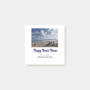 Beach house est. Add year photo latitude longitude Post-it Notes