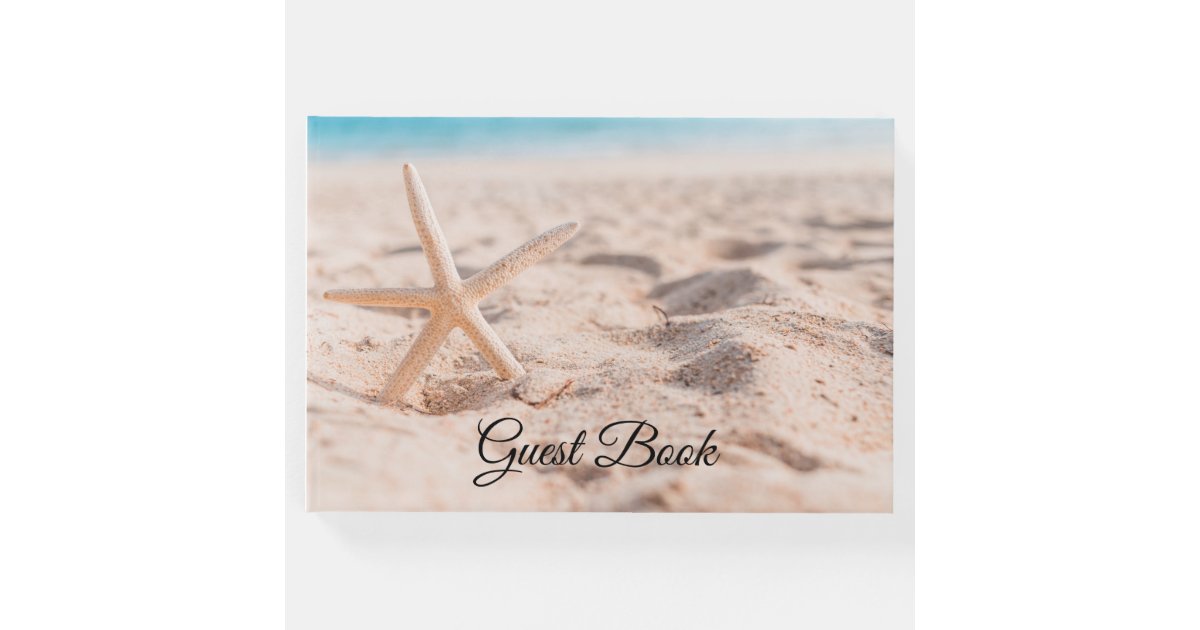 Beach House Guest Book Zazzle