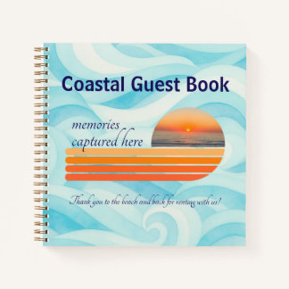 Beach House Guest Book | Rental Book