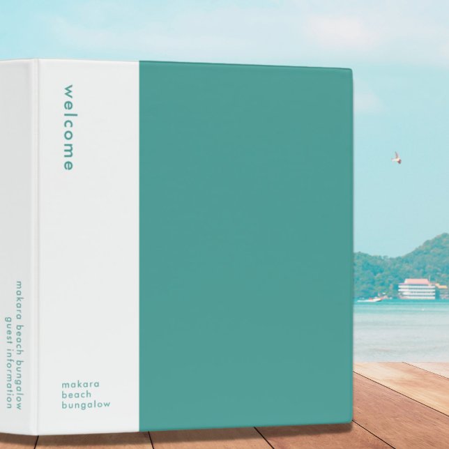 Beach House Guest Information 3 Ring Binder (Creator Uploaded)