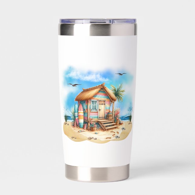 Beach House Insulated Tumbler (Front)