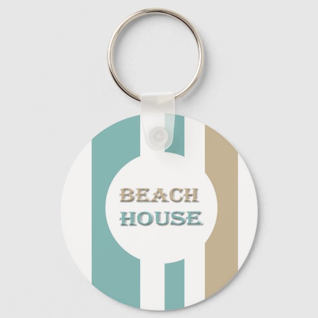 Beach House Keychain (Front)