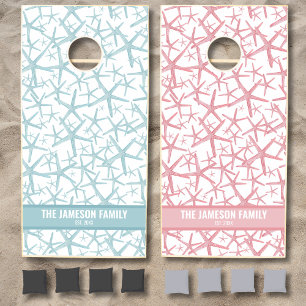 Beach House Name Family Cornhole Set