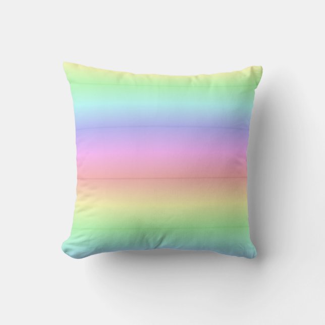 Beach House Pastel Couch Throw Pillows (Front)