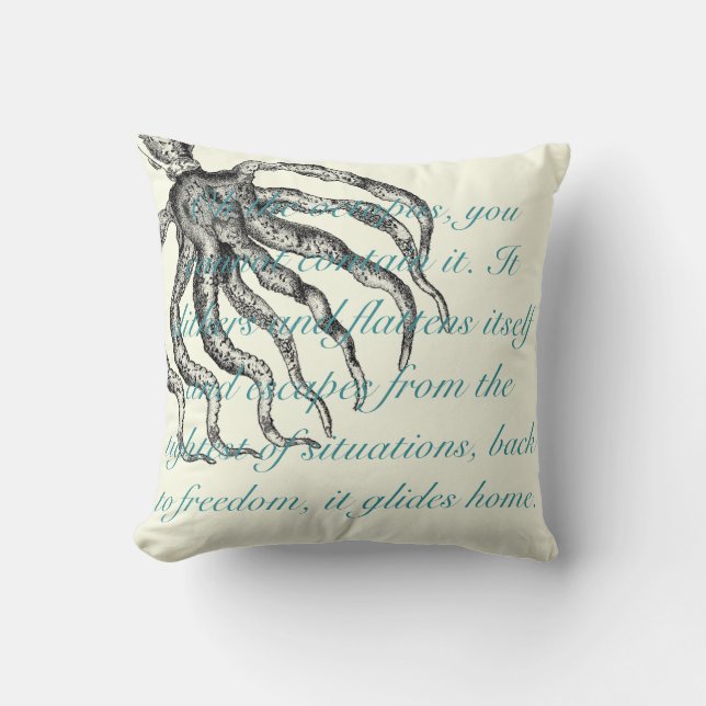 "beach house pillows" throw pillow (Front)
