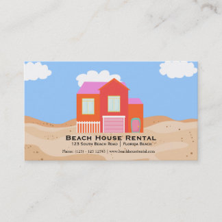 Beach House Rental Business Card