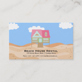 Beach House Rental Business Card