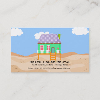 Beach House Rental Business Card