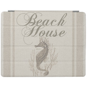 Beach House Seahorse Seashore iPad Smart Cover