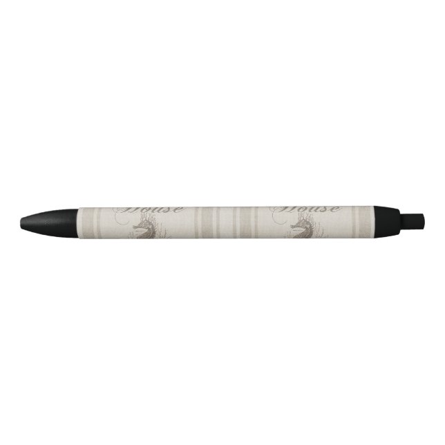 Beach House Seahorse Seashore Pen (Front)