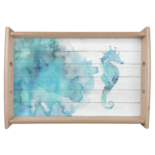 Beach House Seashorse Serving Tray