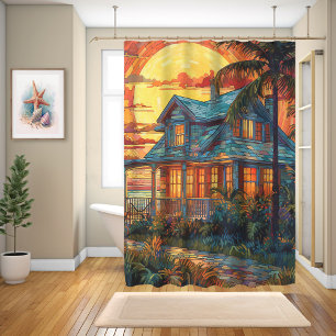 Beach House Shower Curtain